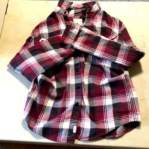 Red/Black/White Men’s Small Flannel